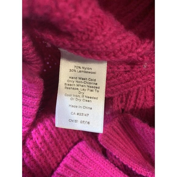 Talbots Women’s Small Pink Lambswool Blend Sweater Quiet Luxury Layering - Picture 6 of 8